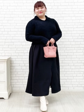 nissen Smile Modelsさん（レディース・158cm）の秋コーディネート