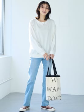 nissen Smile Modelsさん（レディース・167cm）の冬コーディネート