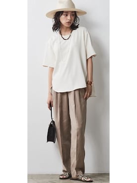 nissen Smile Modelsさん（レディース・167cm）の春コーディネート