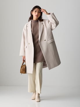 「アイテム（チュニック）」を使った、nissen Smile Modelsさん（レディース・170cm）の秋コーディネート