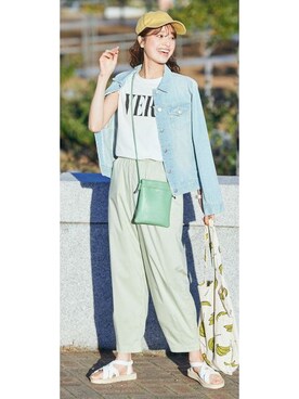 nissen Smile Modelsさん(レディース・167cm)の春コーディネート