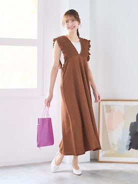 nissen Smile Modelsさん（レディース・165cm）の春コーディネート