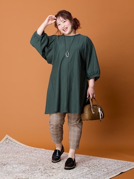 nissen Smile Modelsさん（レディース・160cm）の秋コーディネート