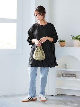 nissen Smile Modelsさん（レディース・160cm）の冬コーディネート