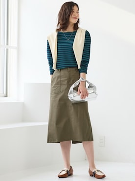 nissen Smile Modelsさん（レディース・168cm）の夏コーディネート