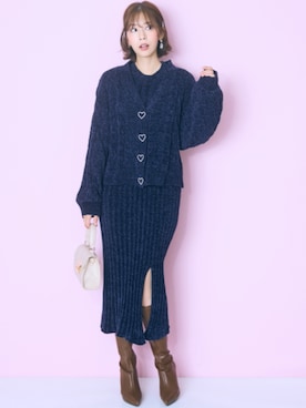 「nissen（ニッセン）のアイテム」を使った、nissen Smile Modelsさん（レディース・167cm）の秋コーディネート