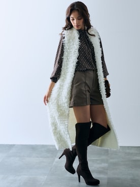 nissen Smile Modelsさん（レディース・169cm）の秋コーディネート