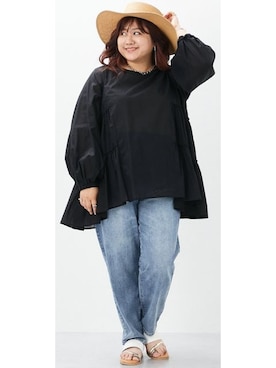 nissen Smile Modelsさん（レディース・155cm）の夏コーディネート