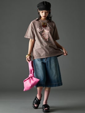 nissen Smile Modelsさん（レディース・163cm）の春コーディネート