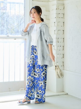 nissen Smile Modelsさん（レディース・160cm）の春コーディネート
