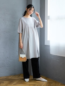 nissen Smile Modelsさん（レディース・167cm）の春コーディネート