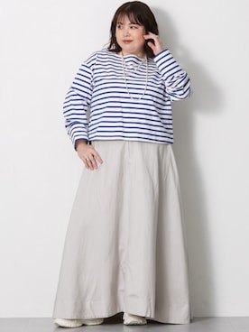 nissen Smile Modelsさん（レディース・158cm）の春コーディネート