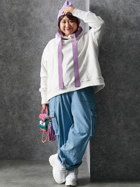 nissen Smile Modelsさん（レディース・155cm）の冬コーディネート