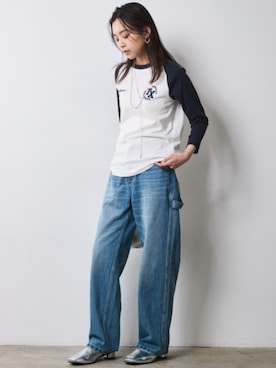 「Denim」｜nissen Smile Modelsさん（レディース・163cm）の夏コーディネート