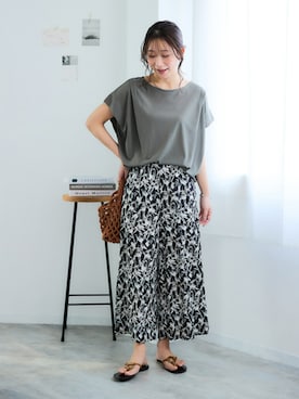 nissen Smile Modelsさん（レディース・160cm）の春コーディネート
