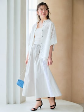 nissen Smile Modelsさん（レディース・164cm）の春コーディネート