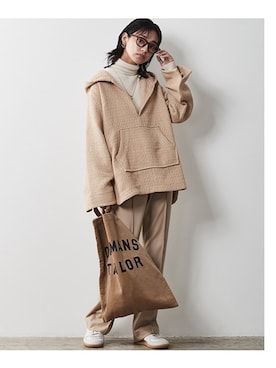 「CHIC STYLE」｜「アイテム（チュニック）」を使った、nissen Smile Modelsさん（レディース・163cm）の秋コーディネート