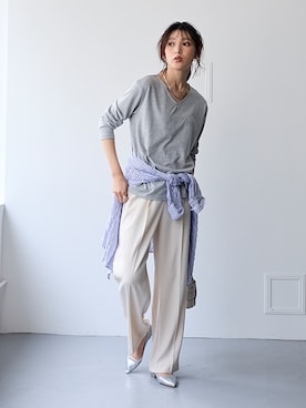 nissen Smile Modelsさん（レディース・170cm）の夏コーディネート