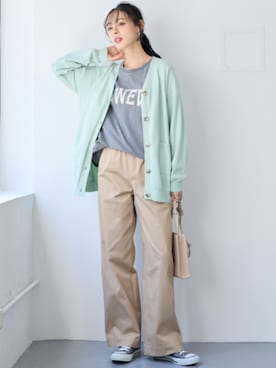 nissen Smile Modelsさん（レディース・165cm）の冬コーディネート