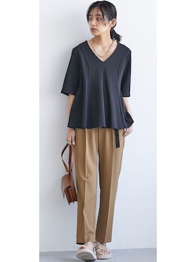 nissen Smile Modelsさん（レディース・160cm）の春コーディネート