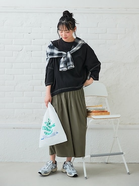 nissen Smile Modelsさん（レディース・164cm）の夏コーディネート