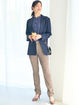 nissen Smile Modelsさん（レディース・168cm）の秋コーディネート