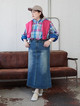 nissen Smile Modelsさん（レディース・158cm）の夏コーディネート