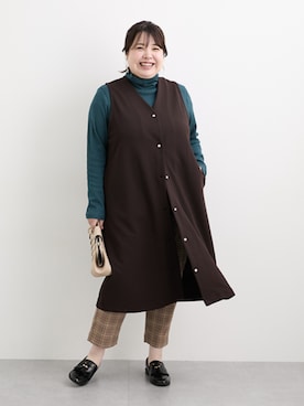 nissen Smile Modelsさん（レディース・158cm）の秋コーディネート