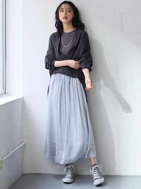 「nissen（ニッセン）のアイテム」を使った、nissen Smile Modelsさん（レディース・165cm）の春コーディネート