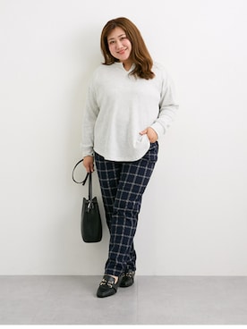 「nissen（ニッセン）のアイテム」を使った、nissen Smile Modelsさん（レディース・155cm）の秋コーディネート