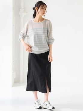 nissen Smile Modelsさん（レディース・165cm）の春コーディネート