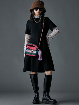 「大きいサイズレディースファッション」｜nissen Smile Modelsさん（レディース・163cm）の夏コーディネート