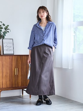 nissen Smile Modelsさん（レディース・165cm）の冬コーディネート