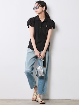 「Denim」｜nissen Smile Modelsさん（レディース・163cm）の春コーディネート