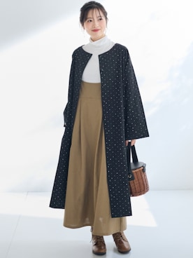 nissen Smile Modelsさん（レディース・164cm）の冬コーディネート