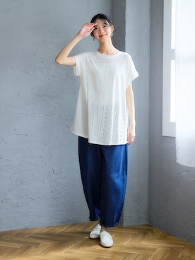 nissen Smile Modelsさん（レディース・167cm）の春コーディネート