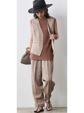 nissen Smile Modelsさん(レディース・167cm)の春コーディネート