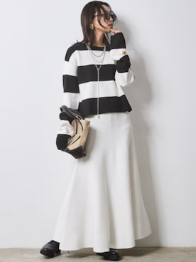 nissen Smile Modelsさん(レディース・163cm)の冬コーディネート