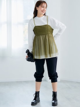 nissen Smile Modelsさん（レディース・167cm）の夏コーディネート