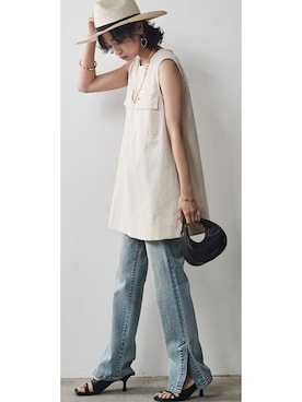 nissen Smile Modelsさん(レディース・167cm)の夏コーディネート