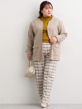 nissen Smile Modelsさん（レディース・155cm）の秋コーディネート