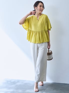 nissen Smile Modelsさん（レディース・167cm）の夏コーディネート