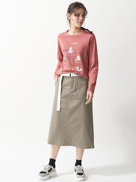 nissen Smile Modelsさん（レディース・167cm）の夏コーディネート