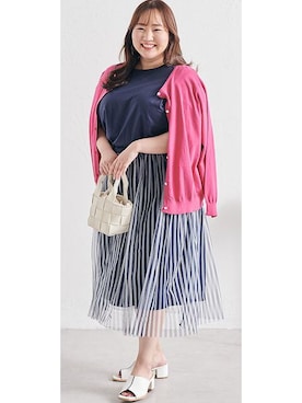 nissen Smile Modelsさん（レディース・158cm）の夏コーディネート