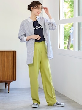 nissen Smile Modelsさん（レディース・167cm）の夏コーディネート