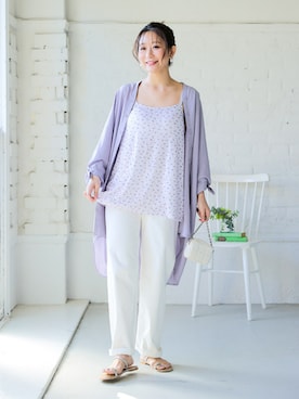 nissen Smile Modelsさん（レディース・160cm）の春コーディネート