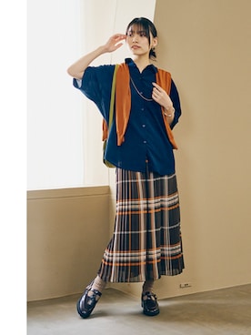 nissen Smile Modelsさん（レディース・167cm）の秋コーディネート