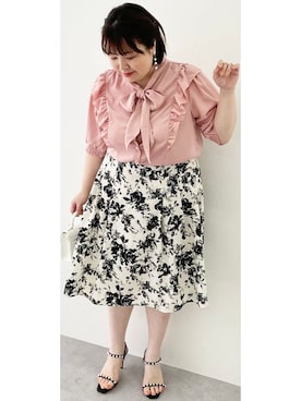 nissen Smile Modelsさん（レディース・158cm）の春コーディネート