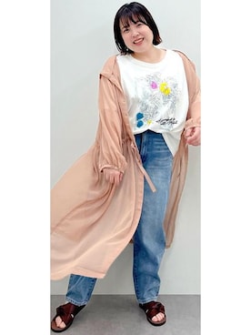 nissen Smile Modelsさん（レディース・158cm）の夏コーディネート