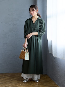 nissen Smile Modelsさん（レディース・160cm）の春コーディネート